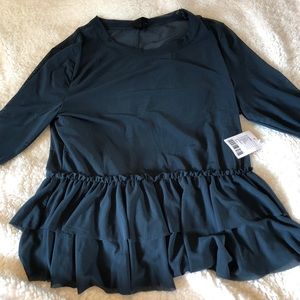 Night Blue Going Out Top - Urban Outfitters